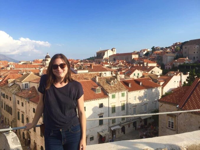 Allison in Dubrovnik