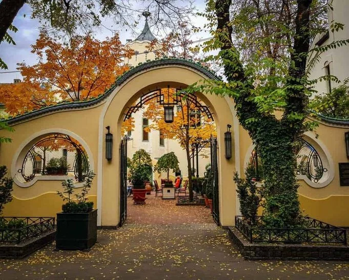 Serbia - Subotica - Art Nouveau Palace Back Entrance