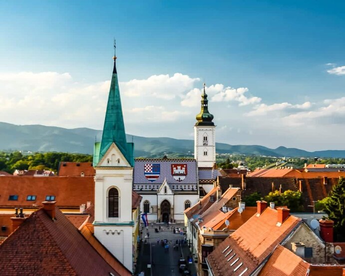 Croatia - Zagreb - St. Mark's Church