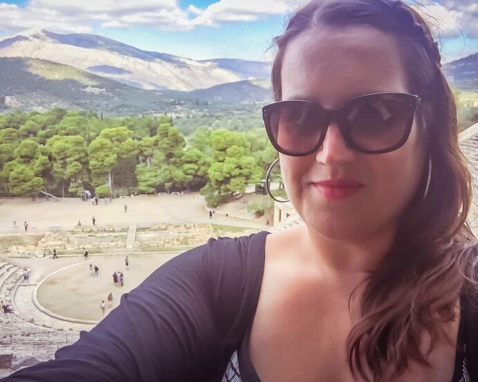 Greece - Epidaurus - Stephanie Selfie