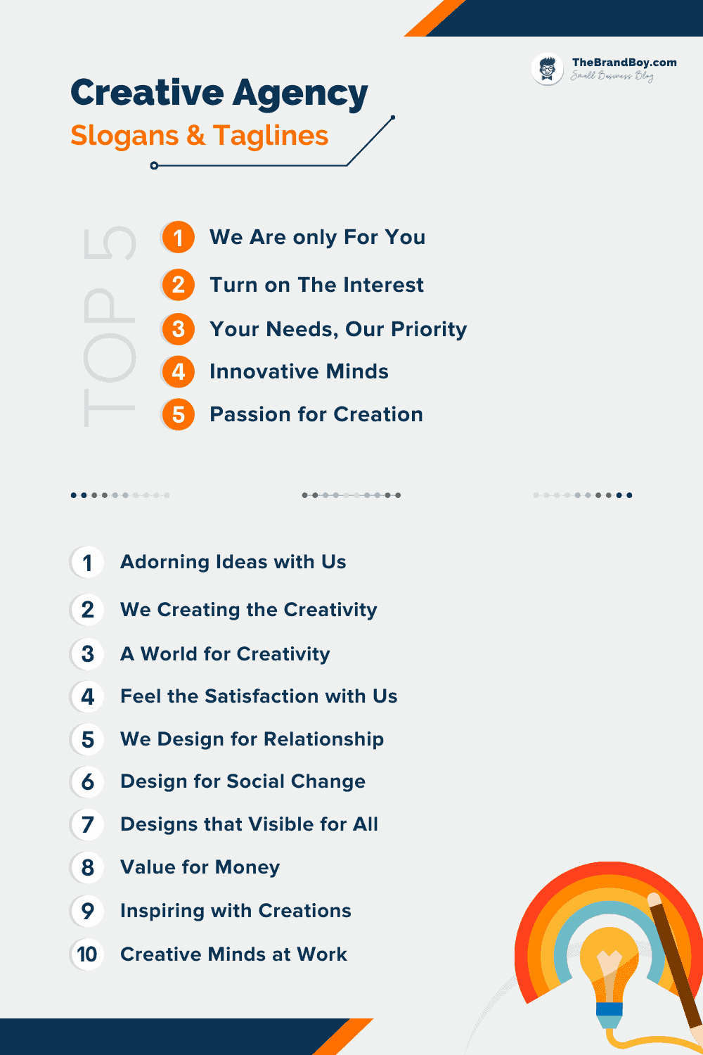 creative agency slogans