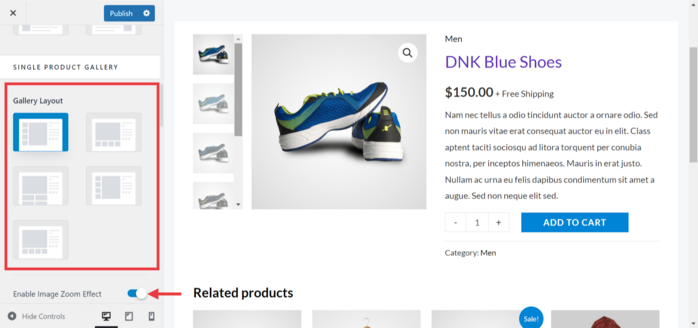 单一产品 WooCommerce