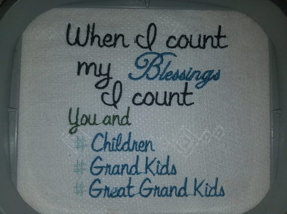 When I Count My Blessings 4x4 and 5x5 plus 2 knockdown stitches - Image 5