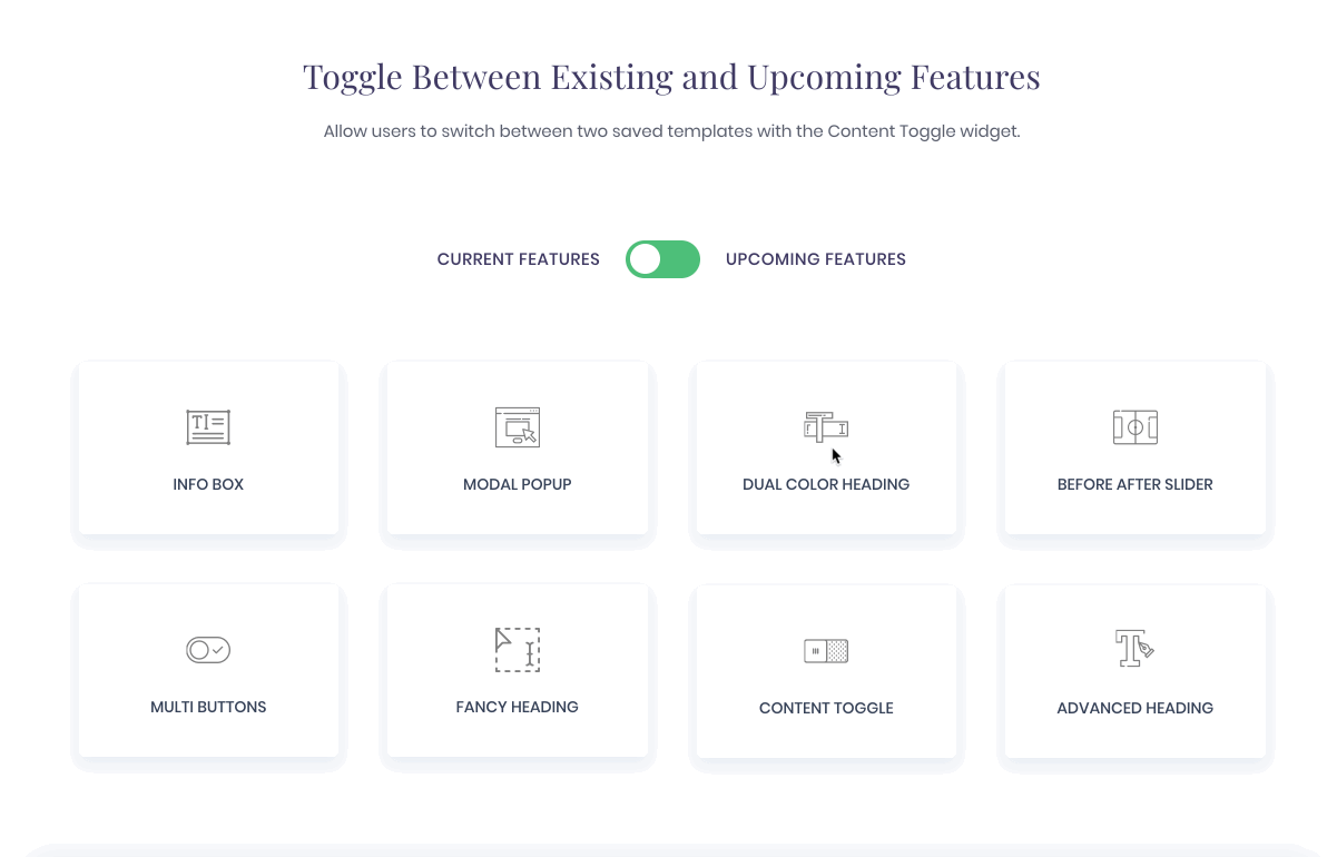 Content Toggle example Content Toggle example