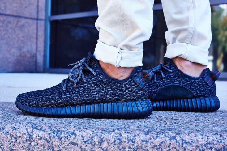 Blue black yeezy