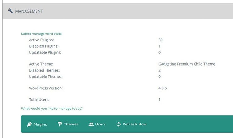 malcare site management