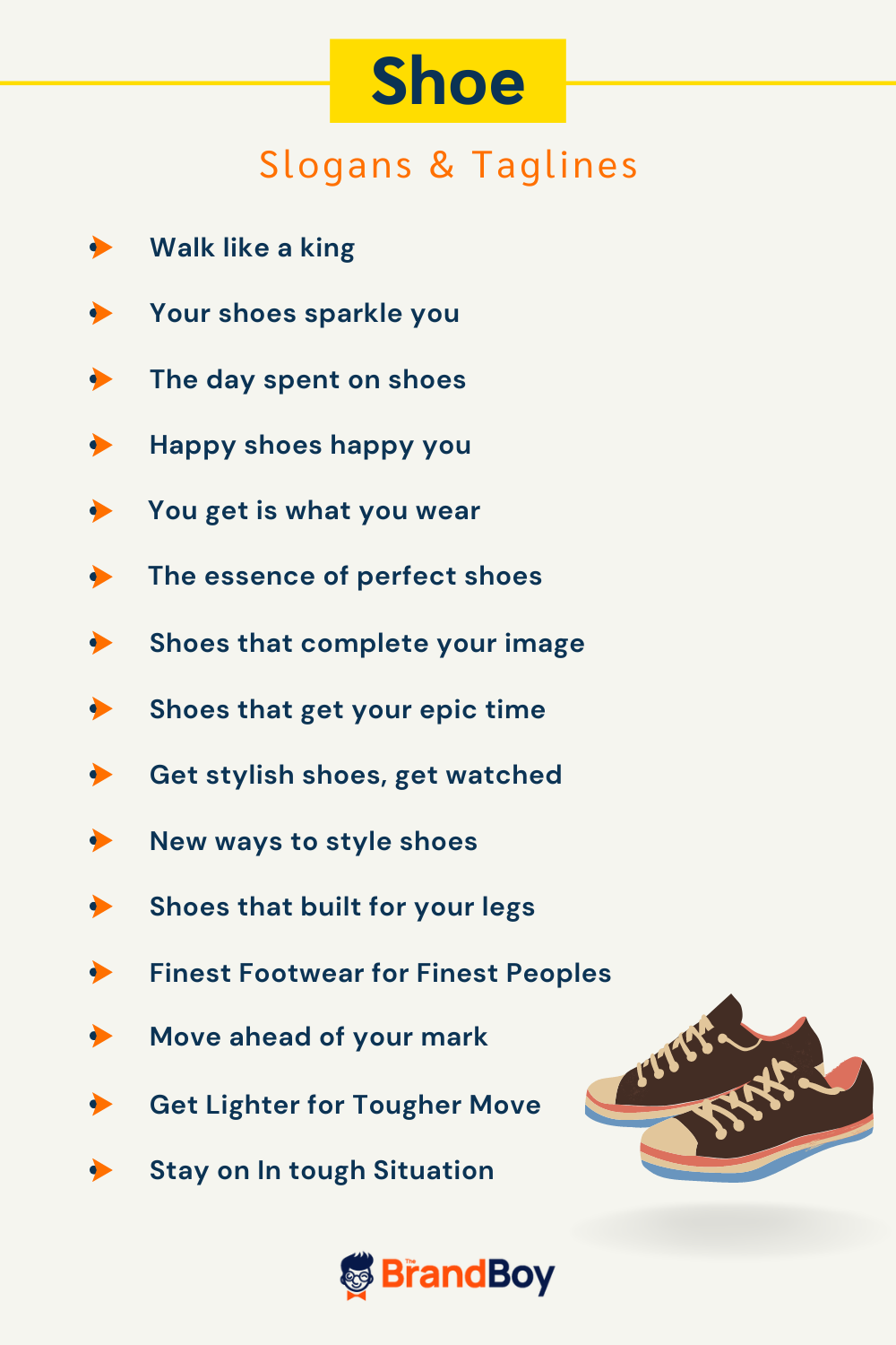 women footwear slogans