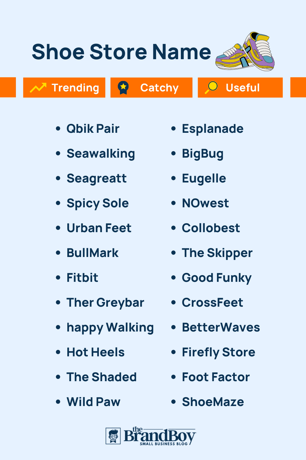 shoe brand names