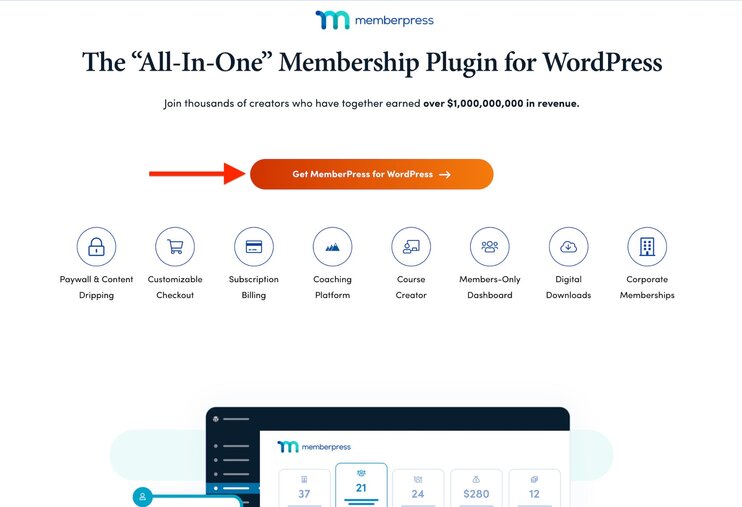 memberpress homepage