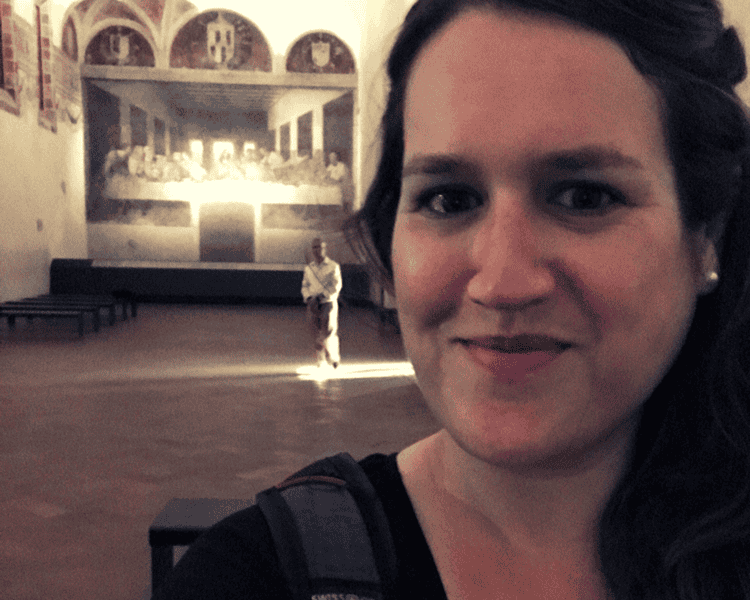Italy - Milan - The Last Supper - Stephanie Selfie
