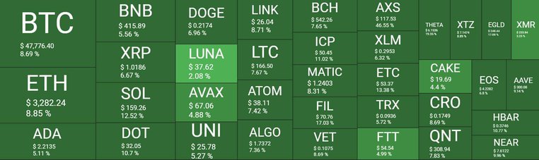 Cryptocurrency Market Overview. Source: Quantify Crypto