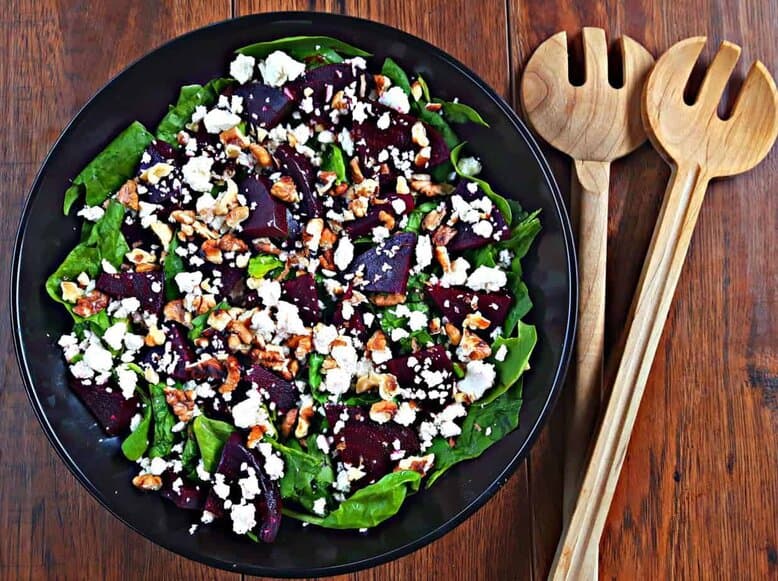 beet feta salad