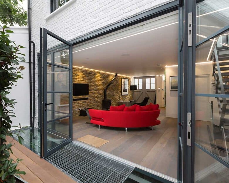 Cool uses for cellars and Victorian basements — living space. Image credit: Simply Basement.
