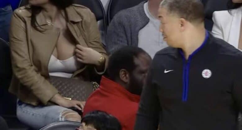 Ty Lue Couldn’t Stop Staring At Clippers Fan With Big Chest