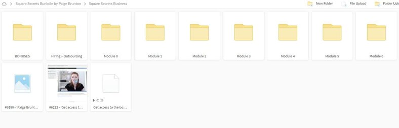 Paige Brunton - Square Secrets Business 