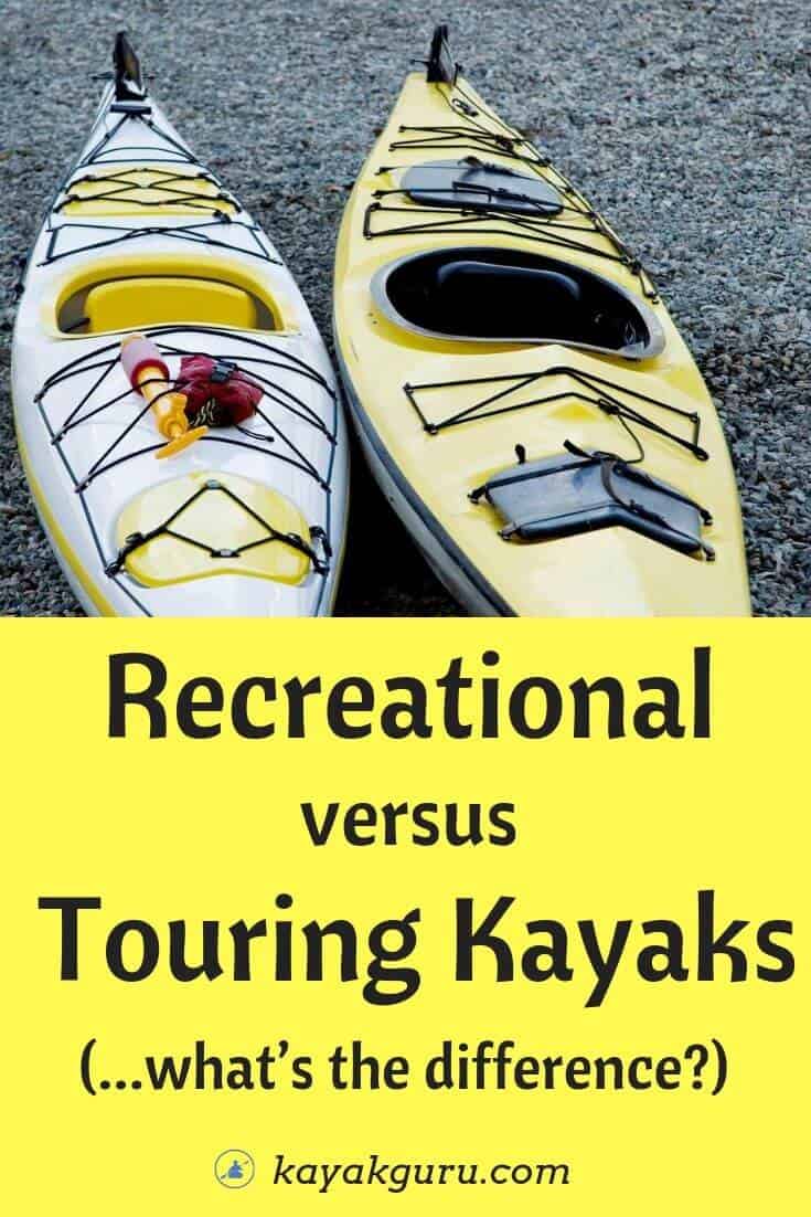 https kayakguru com recreational vs touring kayaks