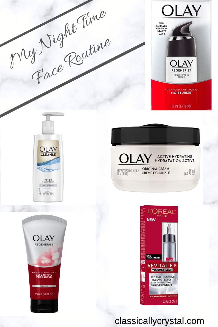 My Night Time Face Routine Classically Crystal classically crystal