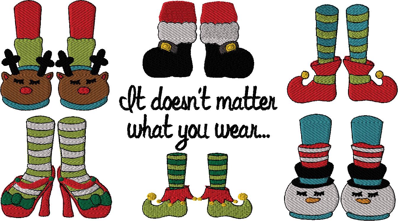 All 6 holiday Feet in a 360x200 panel - Image 2
