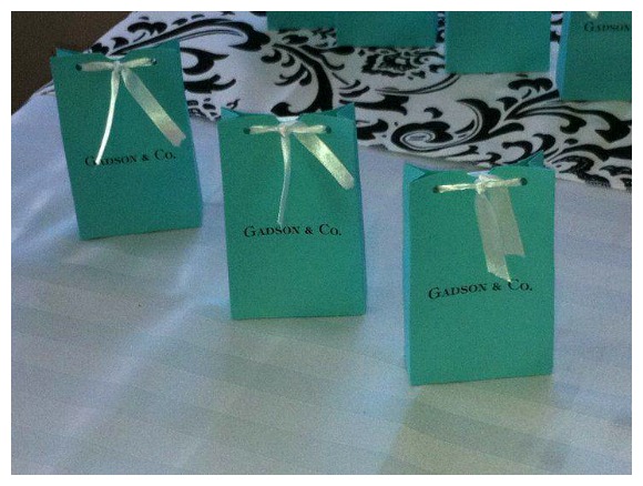 tiffany and co baby shower decorations
