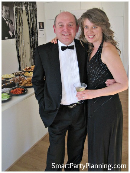 james bond party attire