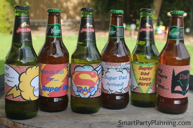 The Most Amazing Super Dad Printable Beer Labels