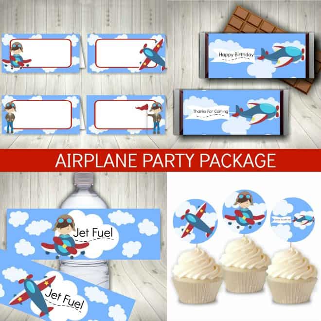 Airplane Party Printables Pdf