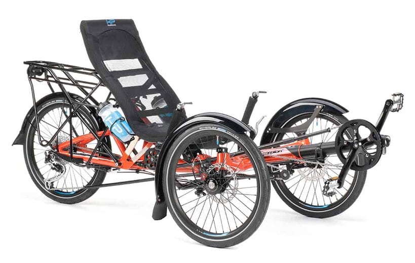folding recumbent trike