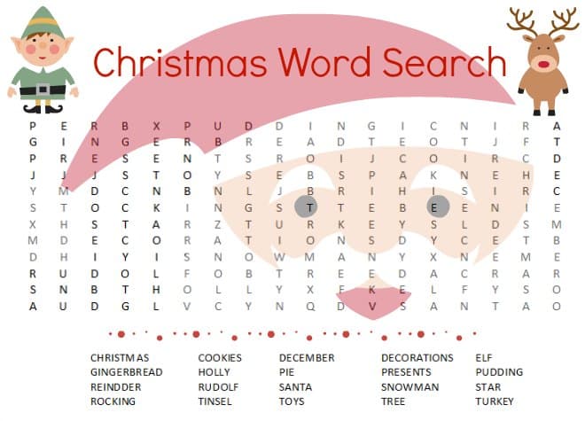 The Best Free Christmas Word Search Puzzles Kids Will Love for Free Printable Christmas Word Search For Kids