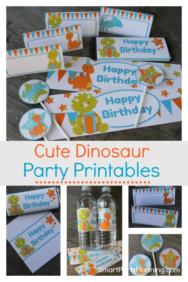 dinosaur party printables
