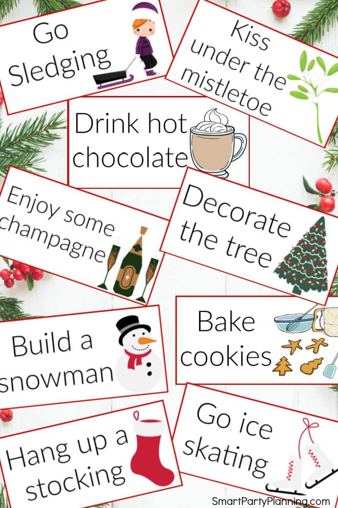 Free Printable Christmas Charades The Whole Family Can Enjoy for Christmas Charades For Kids Free Printable