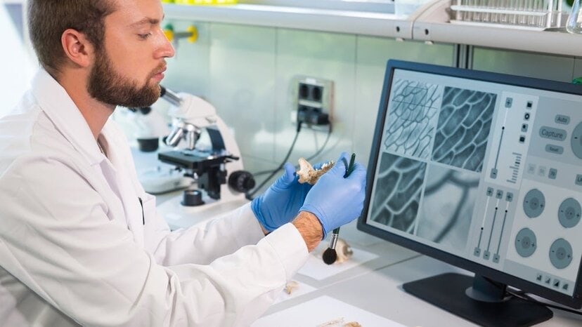 Artifact being tested in a lab | GPR Compared to Other Geophysical Methods | US Radar