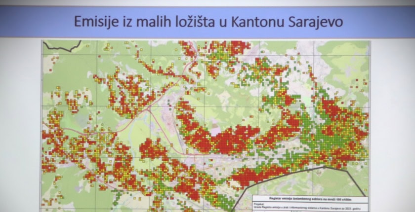 bih sarajevo registar emisija u zrak zagadjenje informacioni sistem mala lozista