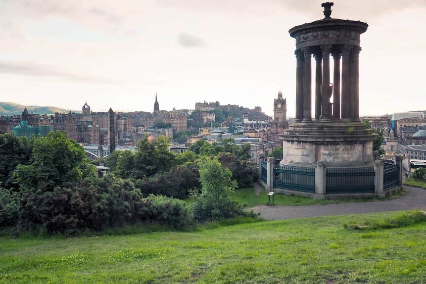 Calton Hill in Edinburgh - Best UK Travel Itinerary for Two Weeks