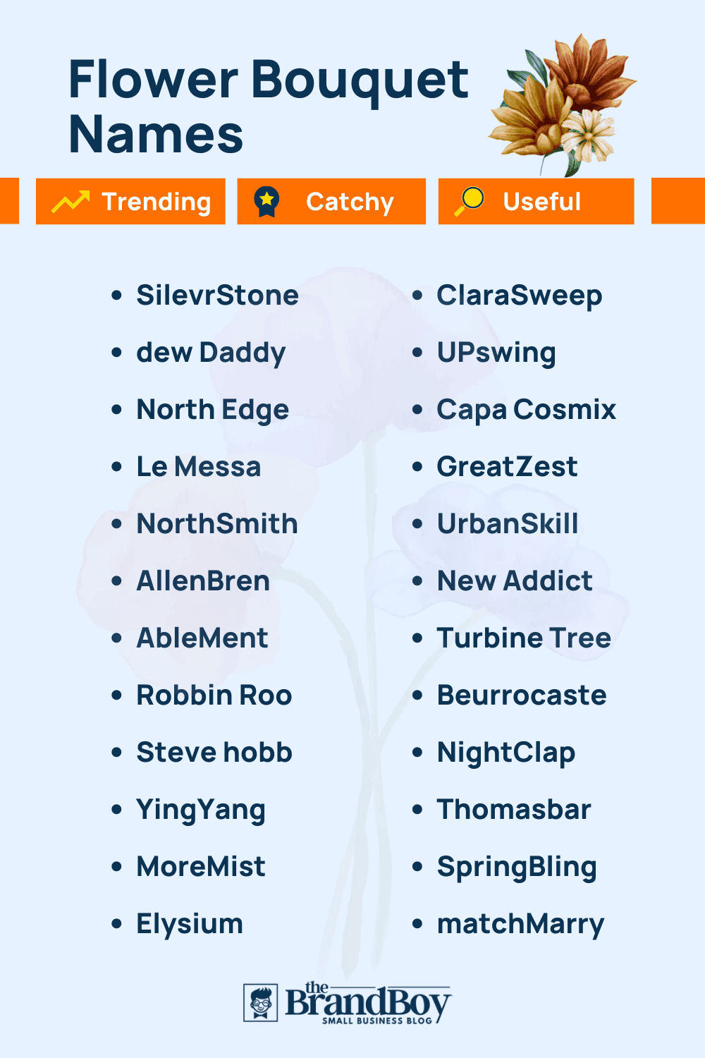 Catchy Flower Names Best Flower Site