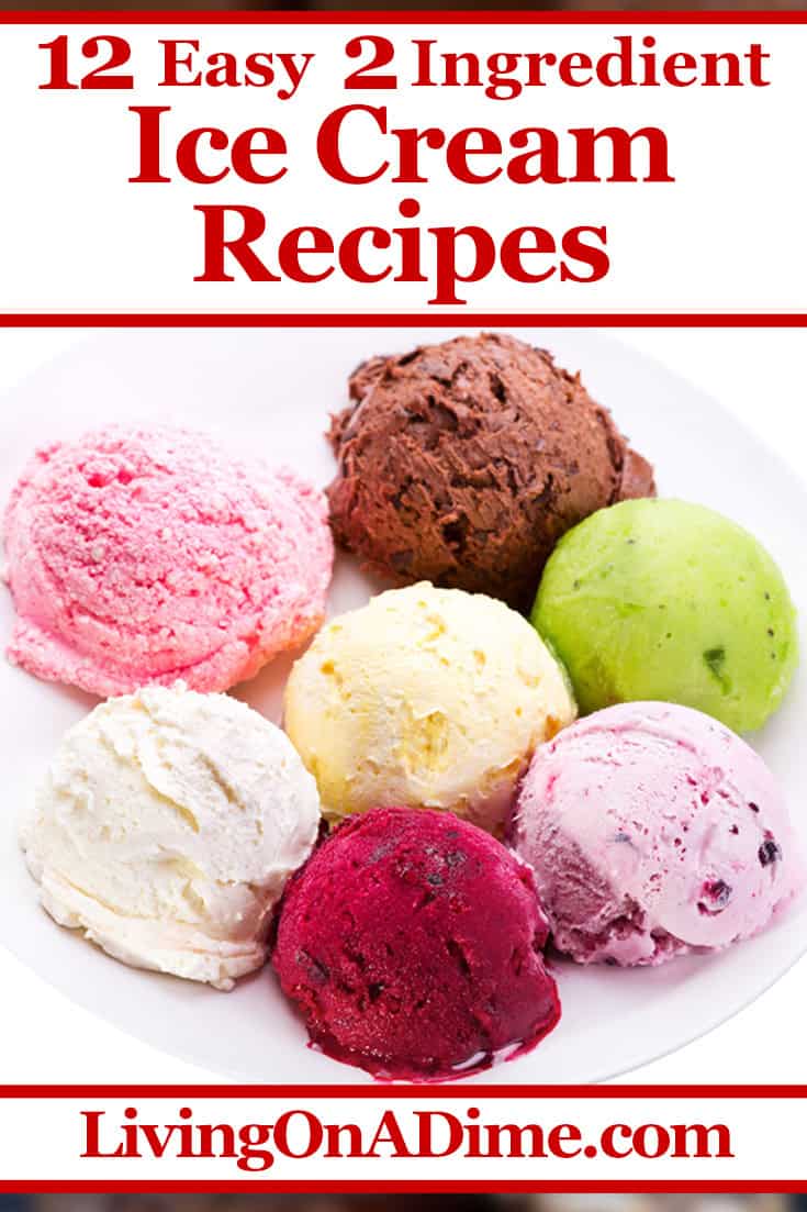 easy ice cream machine recipes