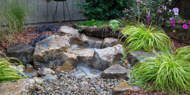 View of Pondless Water Feature Diagram Pondless Waterfalls Backyard