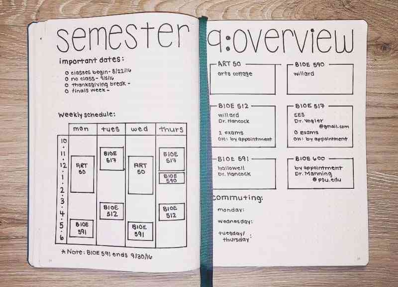 Bullet Journal For School 13 Reasons Why Students Should Have One Planning Mindfully