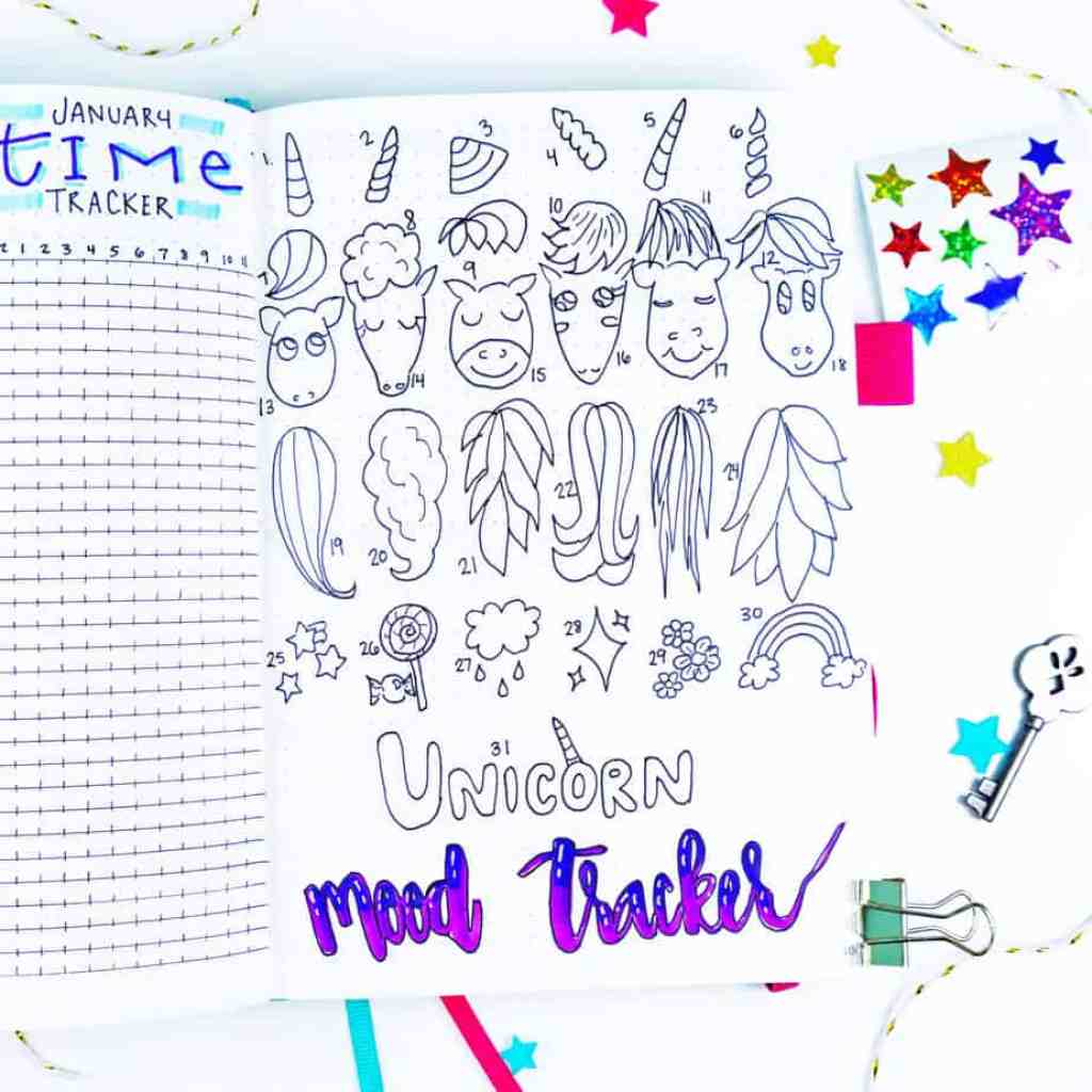Unicorn Bullet Journal Theme Ideas Magical Layouts And Whimsical Spreads