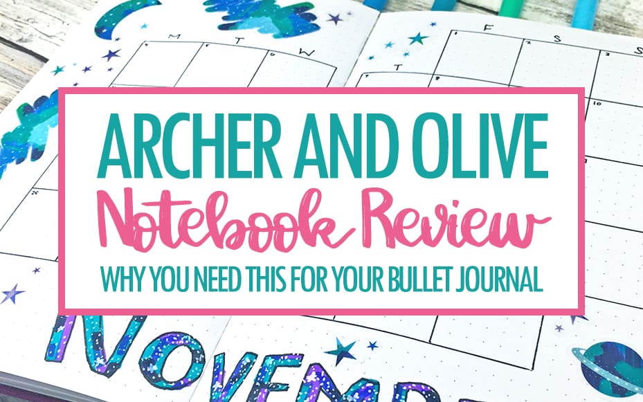 Archer And Olive Bullet Journal Notebook Review Planning Mindfully The traditional a5 notebook has 160 pages and archer & olive recently released a version with 192 pages. archer and olive bullet journal