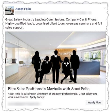 Facebook Ads Case Study | Recruitment Campaign For Real Estate Staff