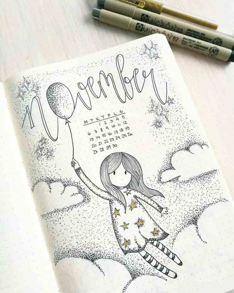 60 Beautiful Bullet Journal Cover Page Ideas For Every Month Of