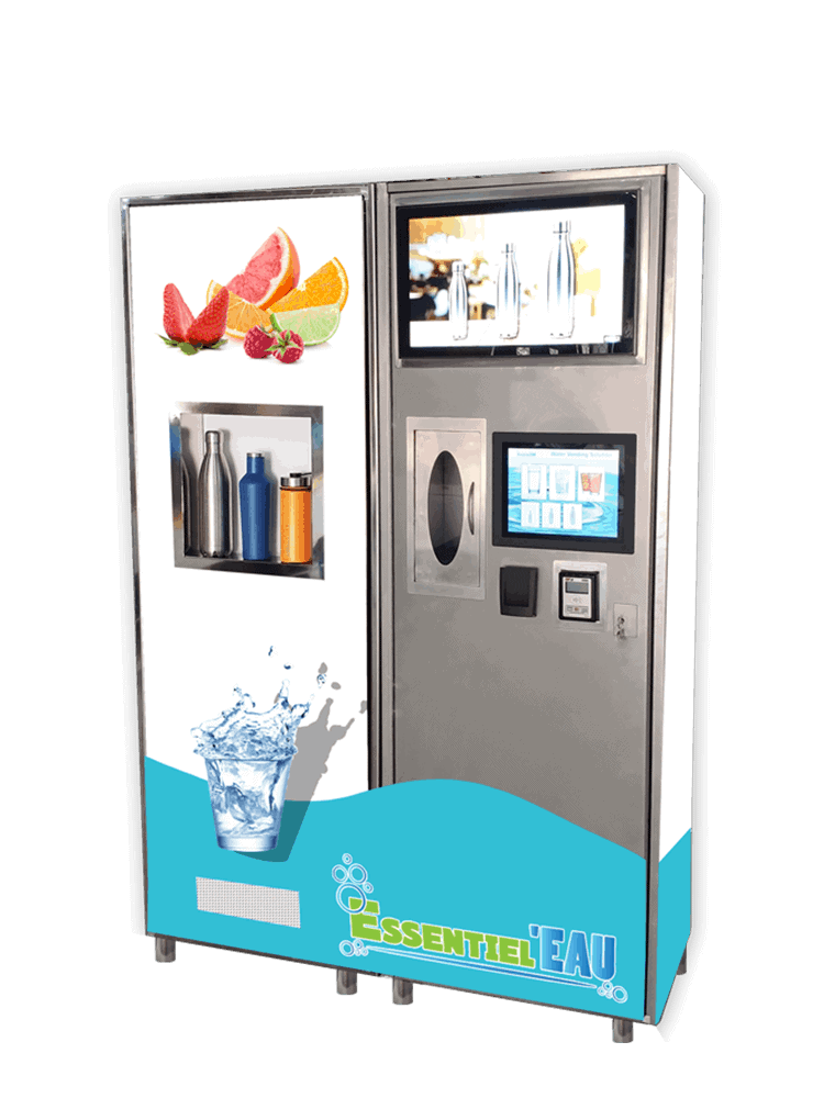 flavored water dispenser machine