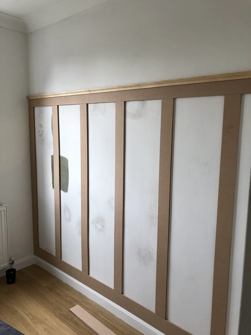 How To Create Diy Board And Batten Wall Panelling Tutorial