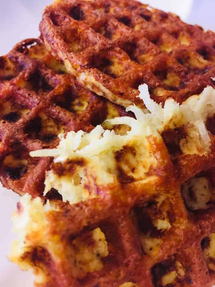 Jicama Hash Brown Chaffle Recipe Low Carb Inspirations