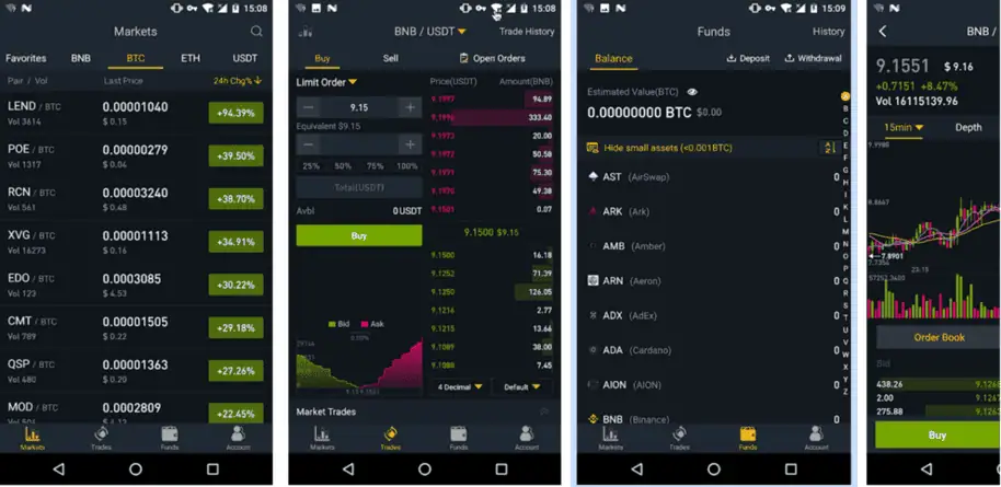 cryptocurrency trading app)