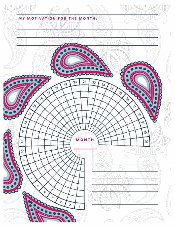 22 Printable Habit Trackers - Ultimate Printables for Free Printable Mandala Habit Tracker