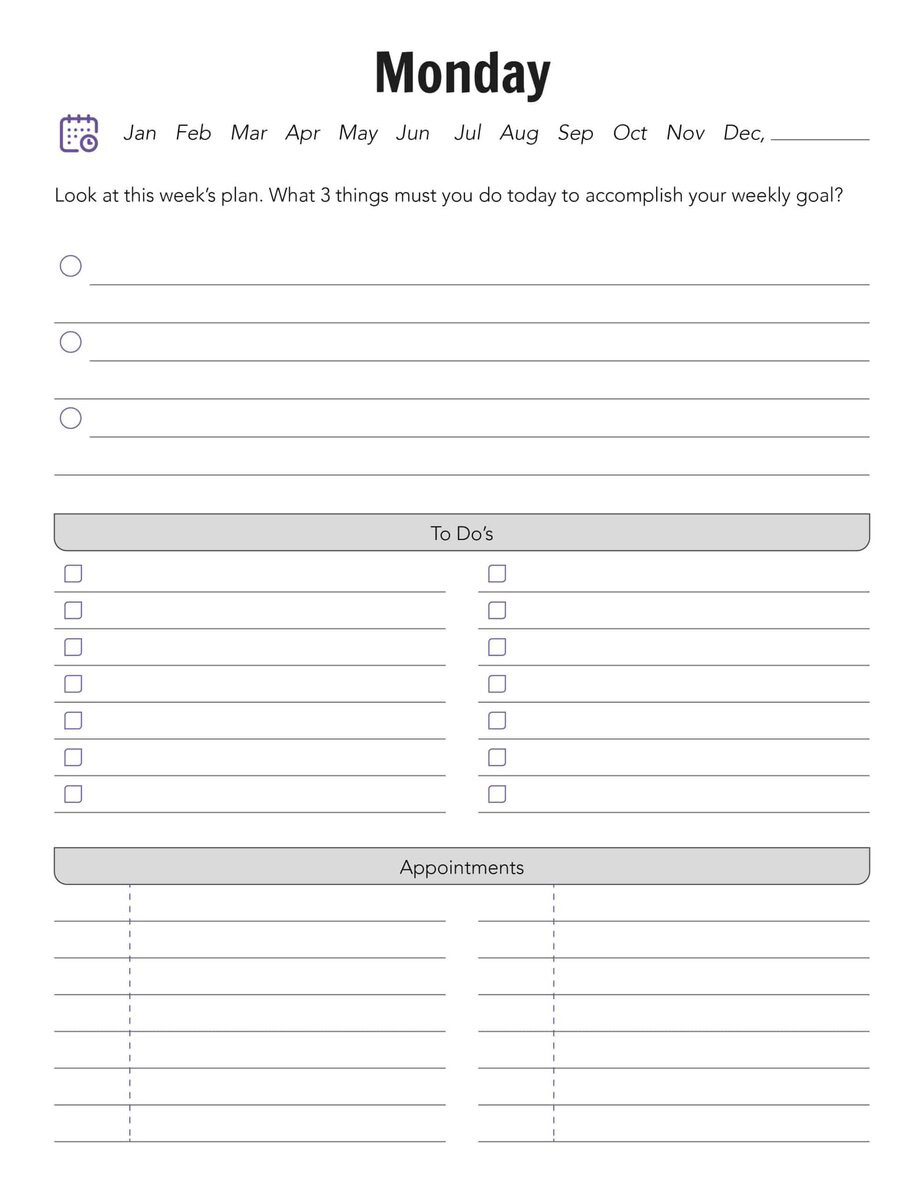 The 12 Week Year Planner And Templates FREE Download, 59 OFF