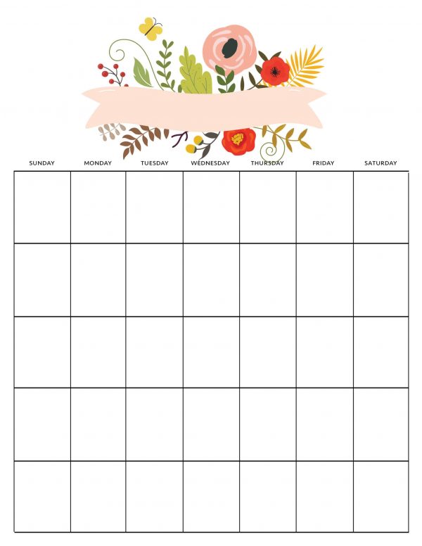 Printable Calendar - Ultimate Printables
