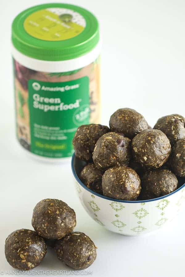 Superfood Peanut Butter Chocolate Energy Bites Handmade In The Heartland