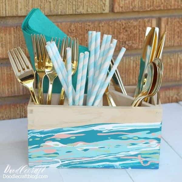 How To Make Easy Beautiful Beach Inspired Paint Pouring Art